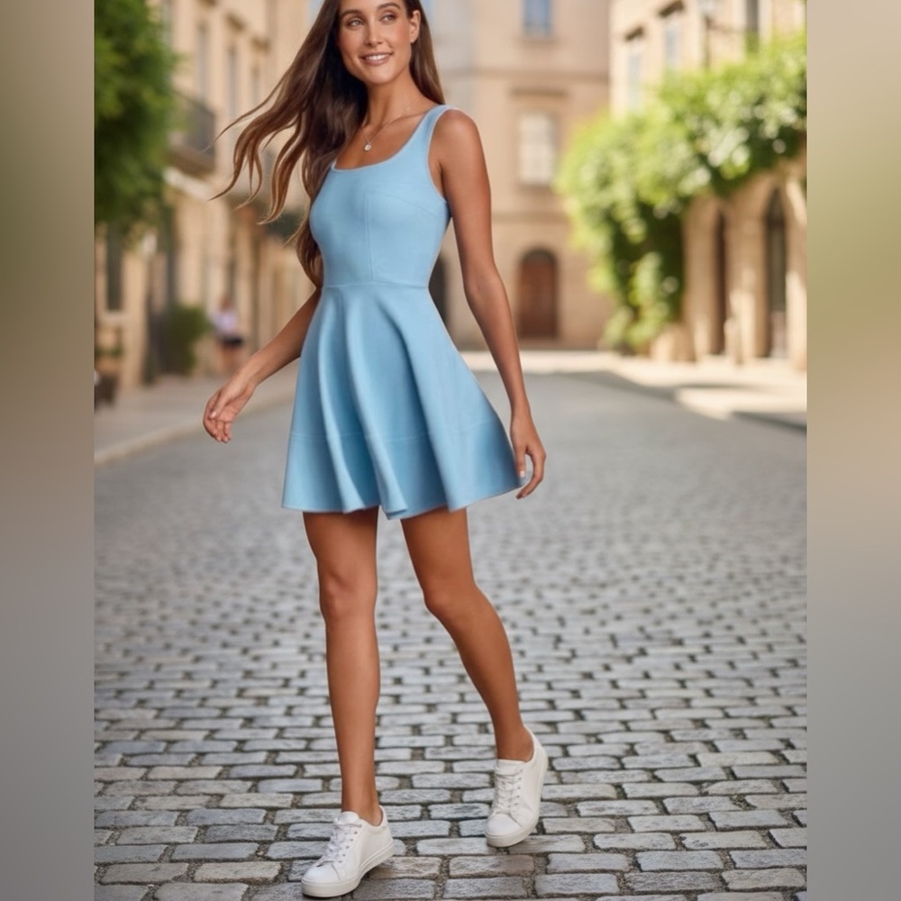 Lulu’s Home Before Daylight Periwinkle Mini Dress Size: S - Picture 7 of 11